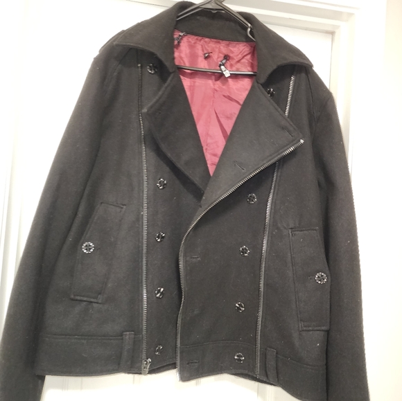 Affliction Men's 2XL Skull Peacoat - Picture 15 of 16